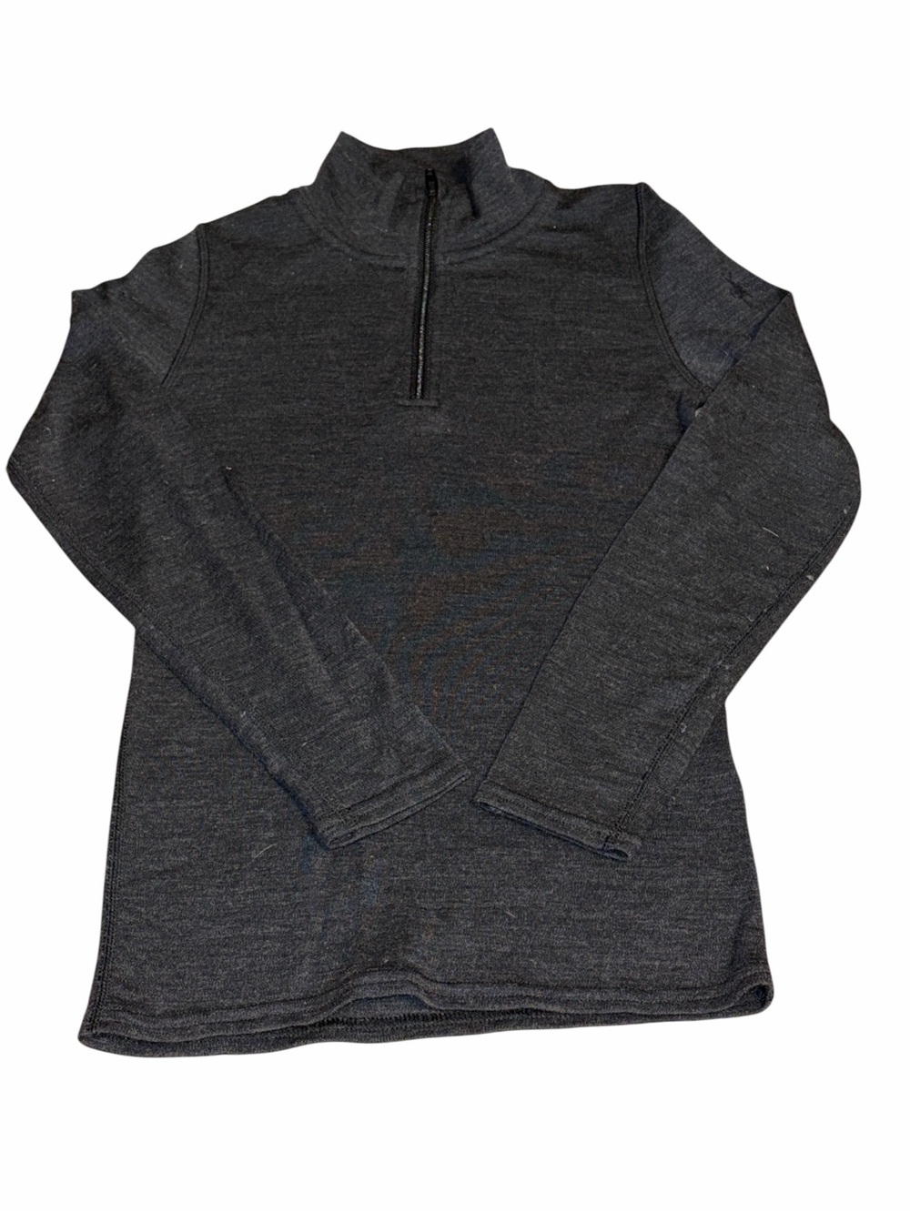 Smartwool Kids Dark Gray Half-Zip Pullover